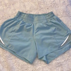 icing blue lululemon shorts